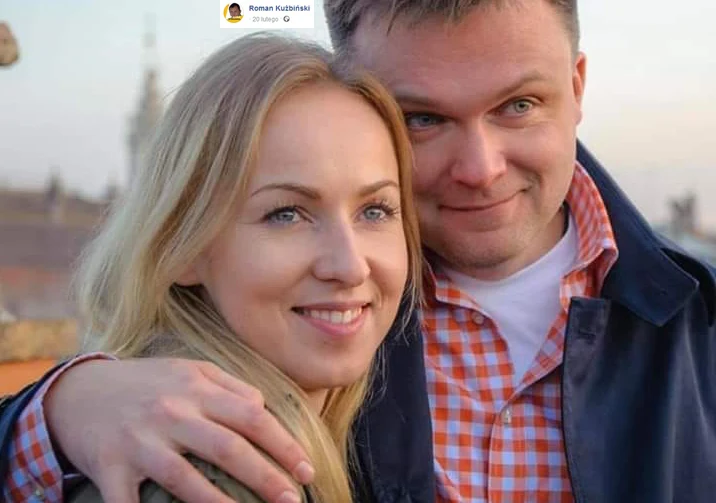 Szymon Hołownia z żoną