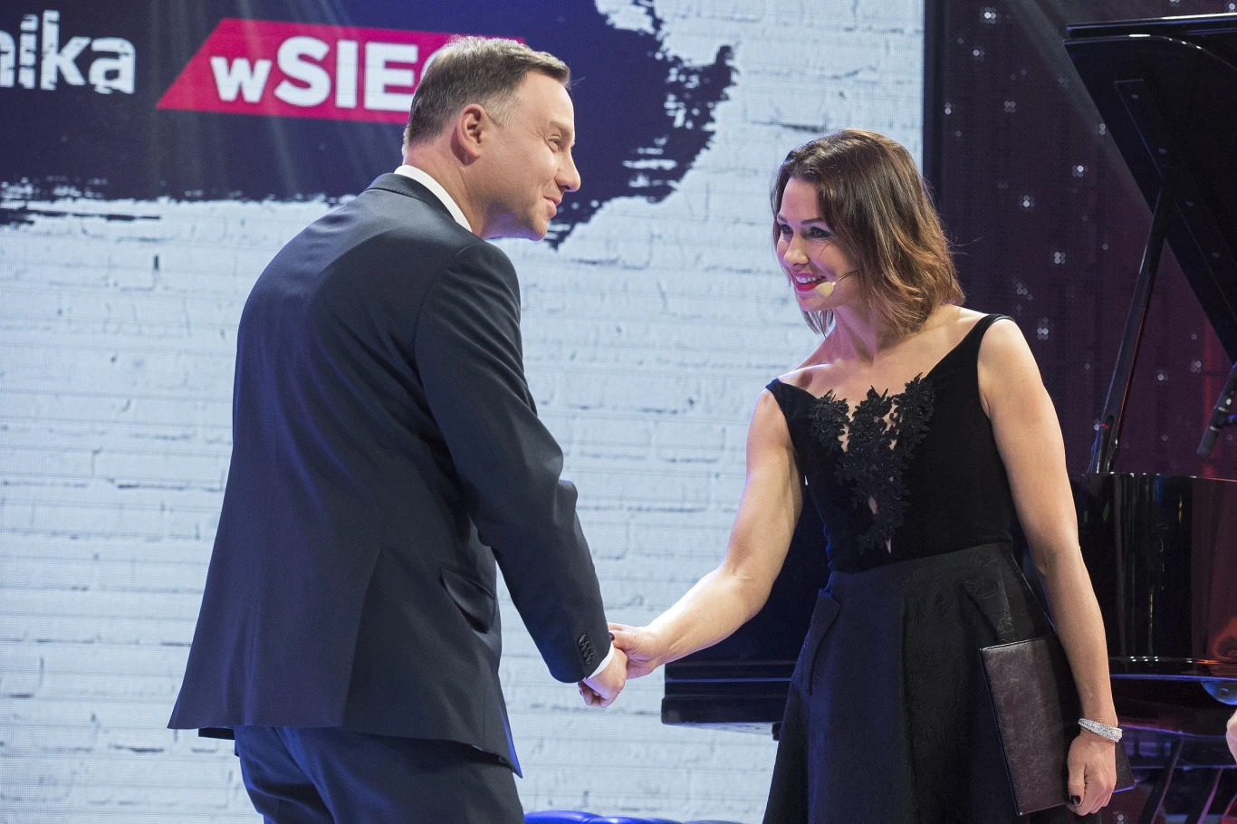 Andrzej Duda i Anna Popek