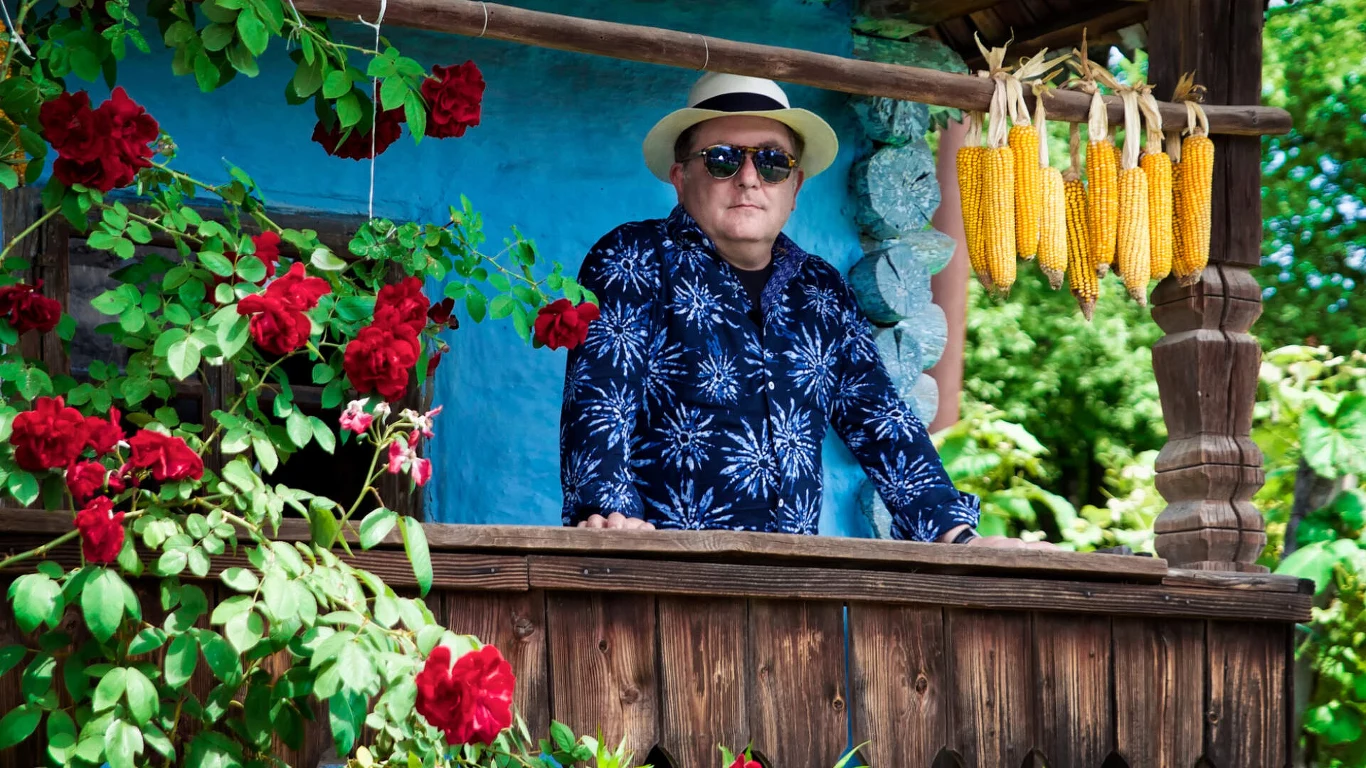Robert Makłowicz na planie programu "Makłowicz w drodze" Robert Makłowicz na planie programu "Makłowicz w drodze"