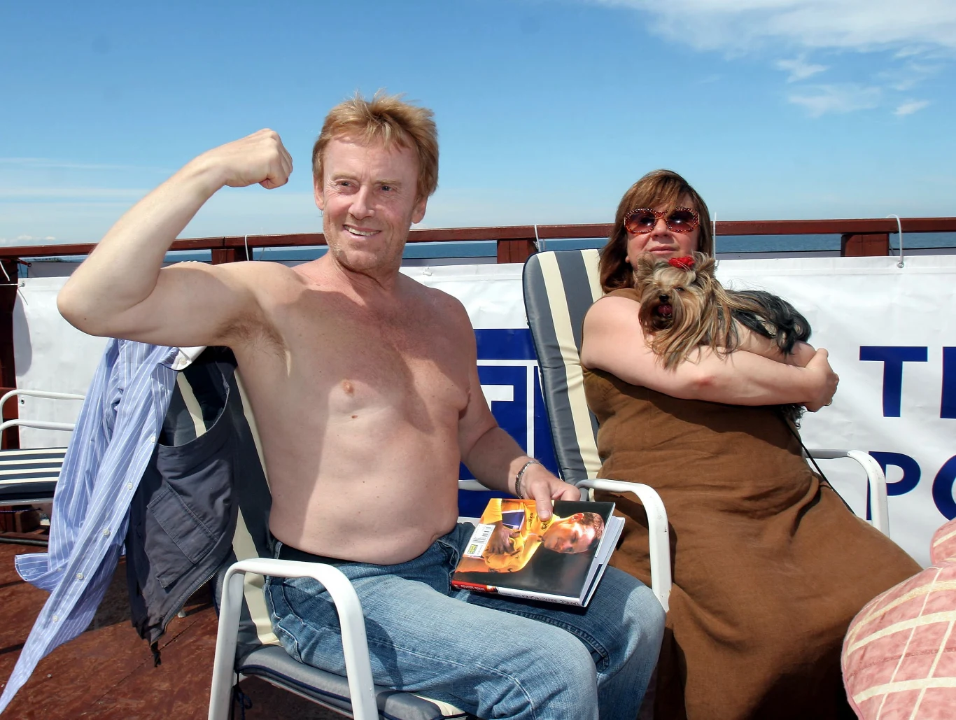 Dopiero u boku trzeciej żony, Krystyny Demskiej, Olbrychski znalazł spokojną przystań. W 1988 r. poznała ich ze sobą Agnieszka Osiecka, mówiąc: "Daniel jeszcze nie spotkał kobiety, która by na niego zasługiwała". Nie była to miłość od pierwszego wejrzenia - nić sympatii nawiązała się między nimi dopiero pięć lat później. Demska została agentką aktora, a w 2003 r. wzięli ślub w Nałęczowie.