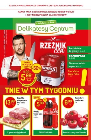 Rzeźnik tnie ceny w Delikatesach Centrum
