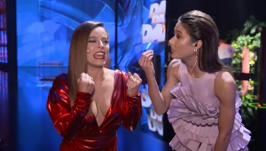 Anna Mucha oraz Ida Nowakowska podczas wymiany zdań w programie "Dance Dance Dance"