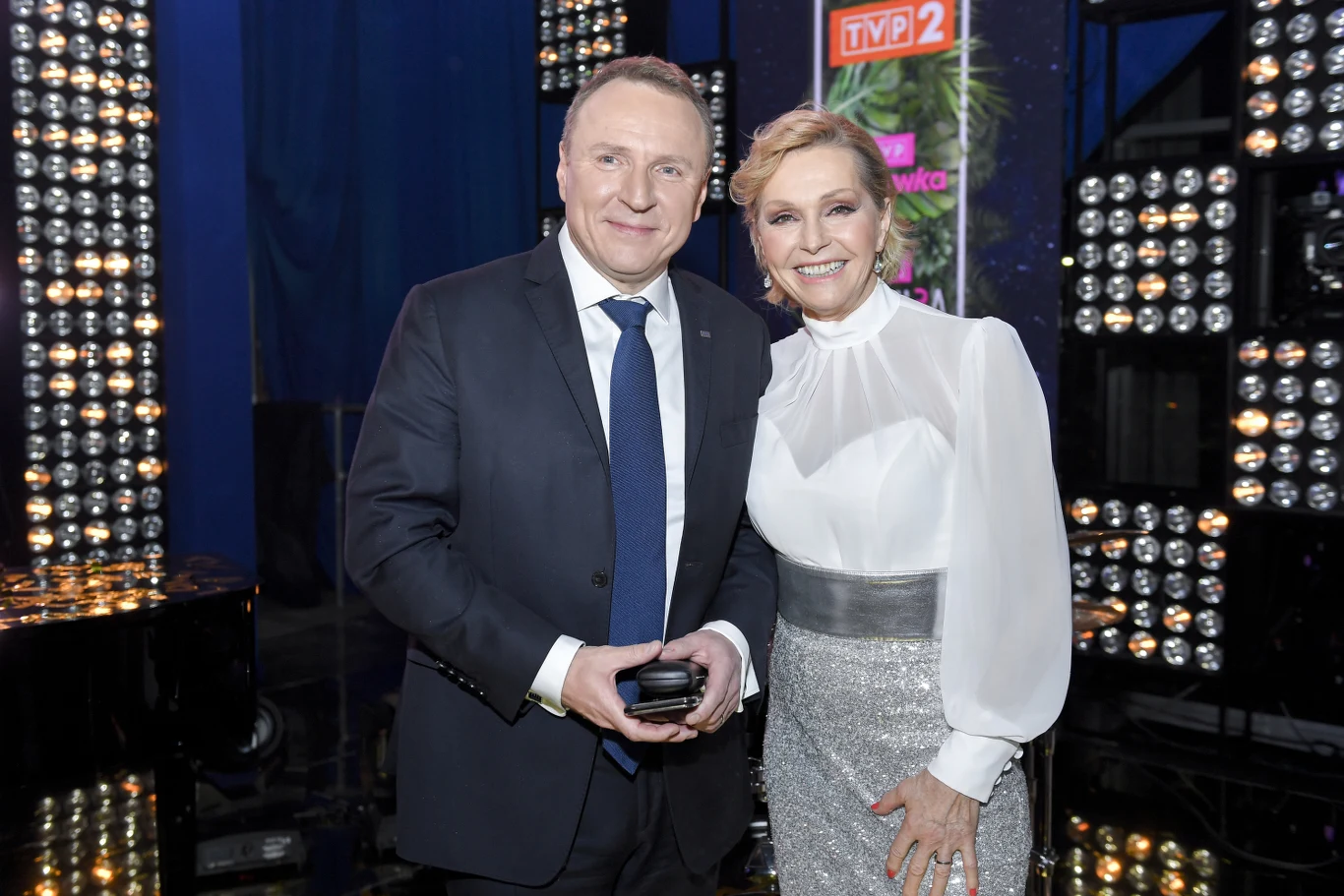 Jacek Kurski i Helena Vondráčková