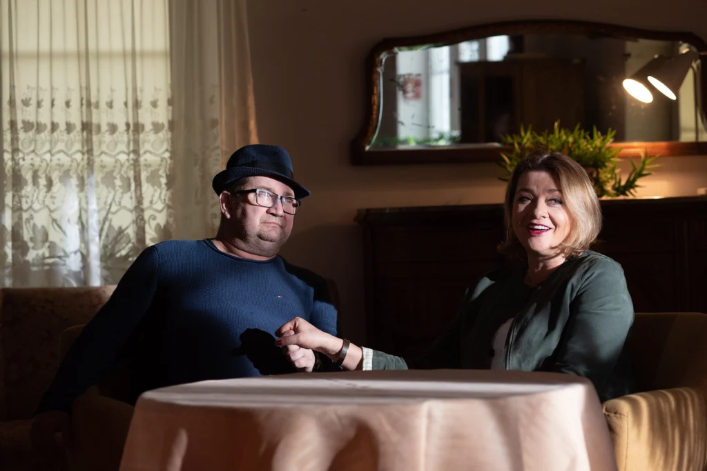 Paweł Królikowski z żoną Małgorzatą Ostrowską-Królikowską