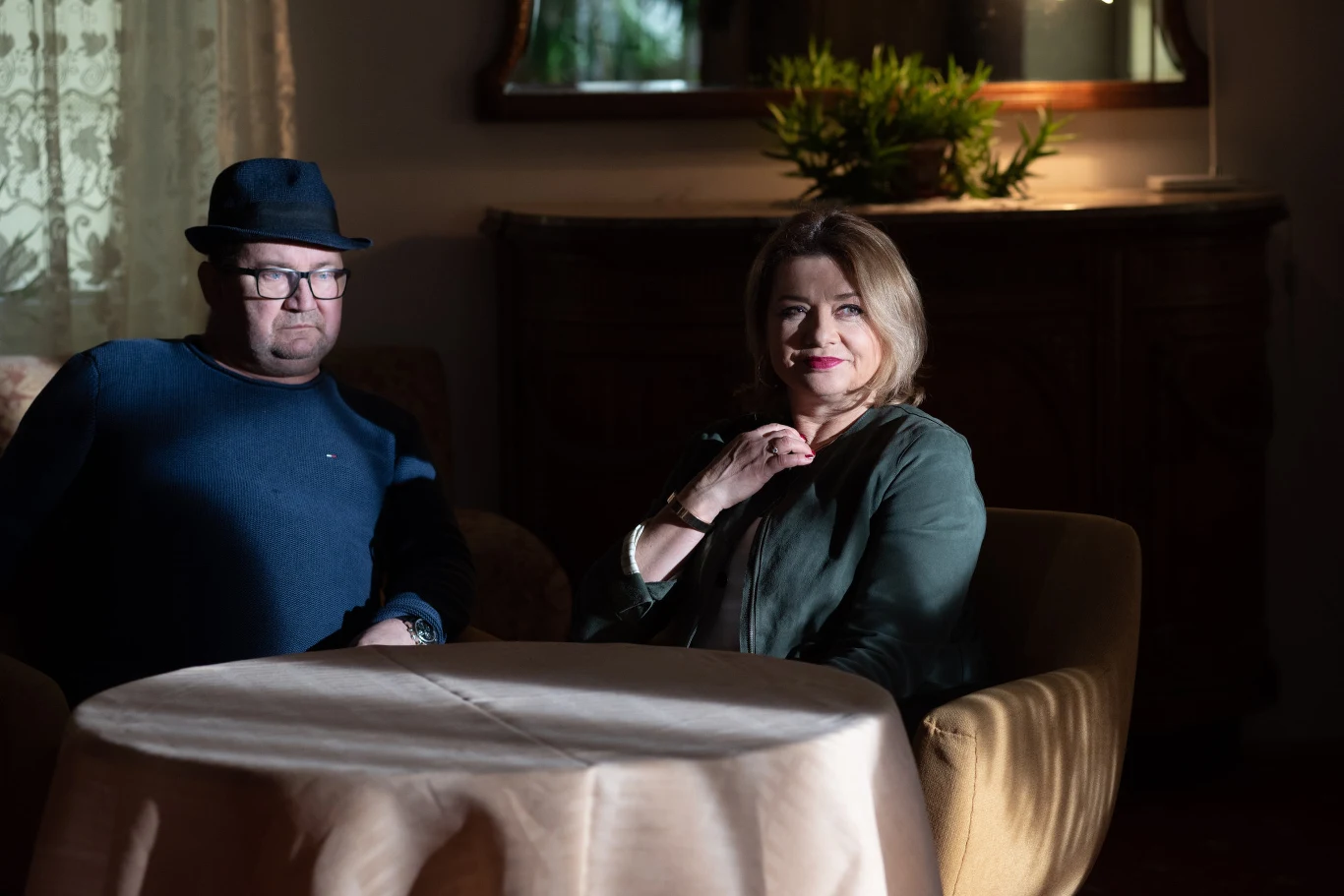 Paweł Królikowski z żoną Małgorzatą Ostrowską-Królikowską