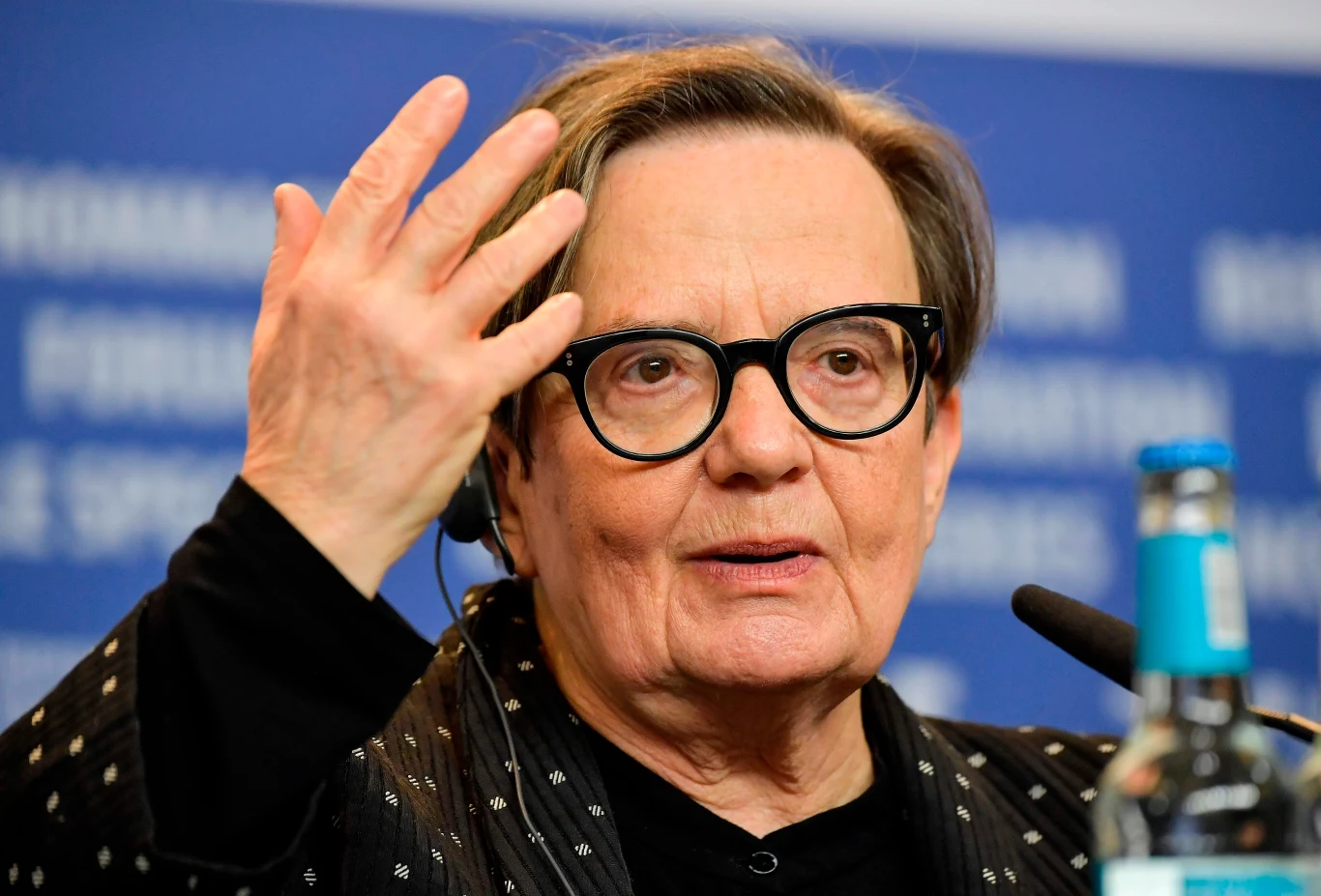 Agnieszka Holland na konferencji prasowej po pokazie filmu "Szarlatan" - Berlinale 2020
