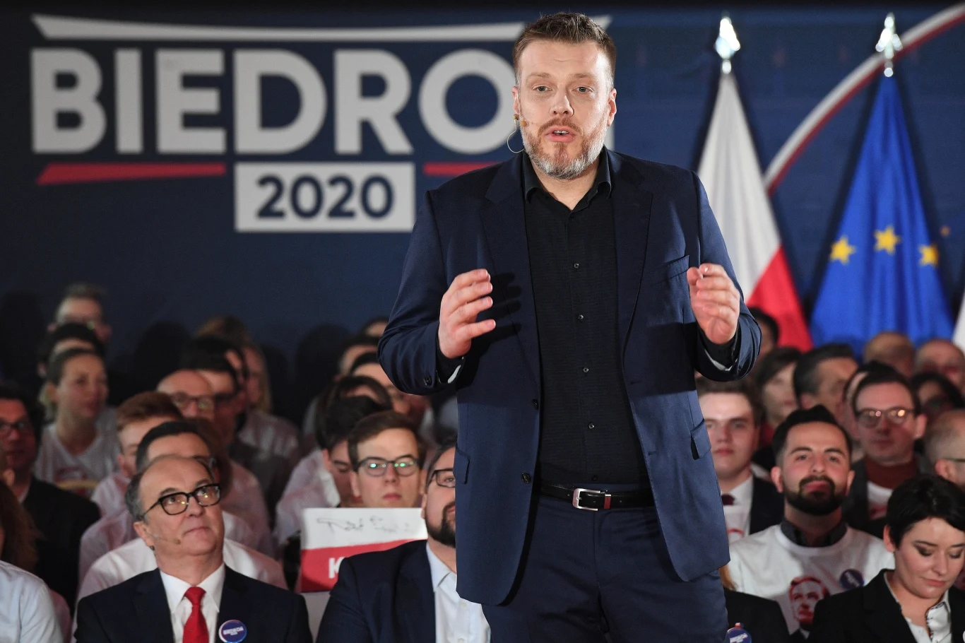 Jeden z liderów partii Razem Adrian Zandberg