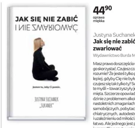 Jak się nie zabić i nie zwariować Justyna Suchanek