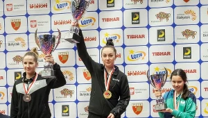 Od lewej: Paulina Krzysiek, Natalia Bajor i Wiktoria Wróbel