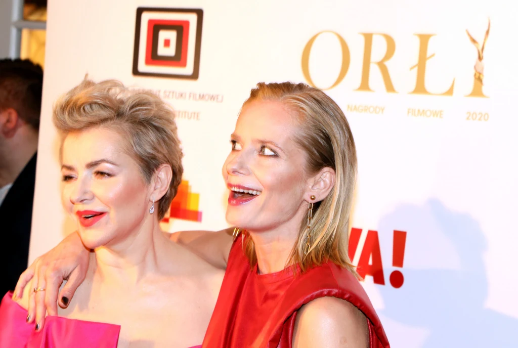 Magdalena Cielecka i Aleksandra Konieczna na gali Orły 2020 Magdalena Cielecka i Aleksandra Konieczna na gali Orły 2020