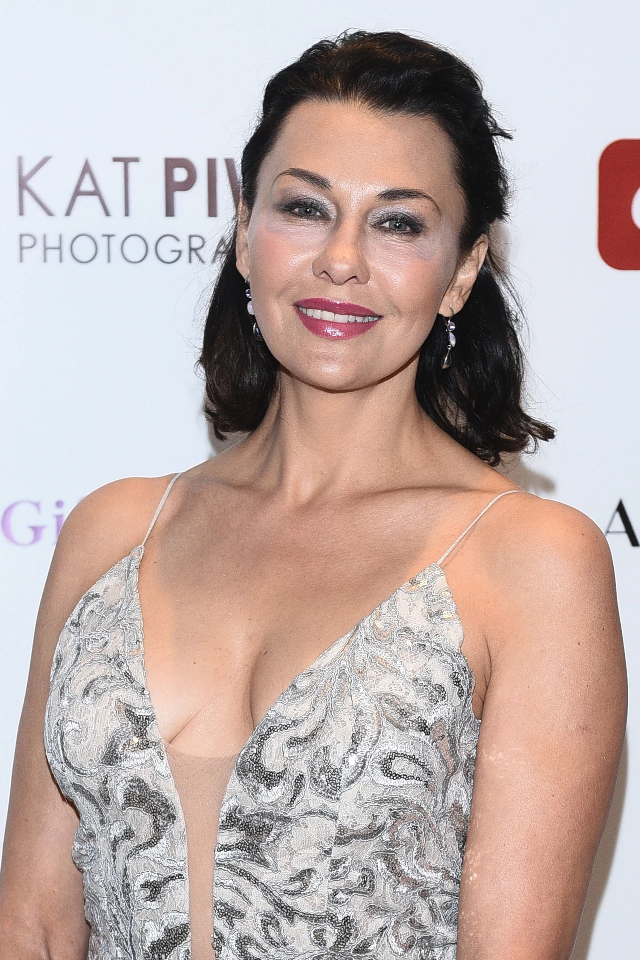 Anna Popek na wernisażu Anna Popek na wernisażu