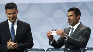 Luis Figo losuje Polskę