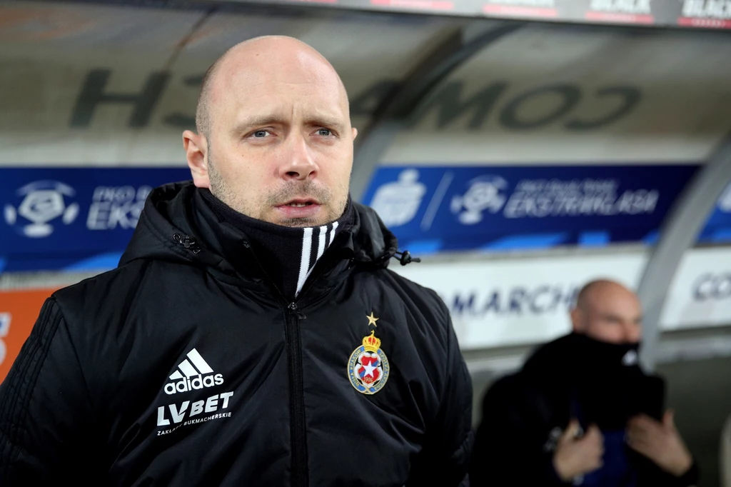 Trener Wisły Kraków Artur Skowronek Trener Wisły Kraków Artur Skowronek