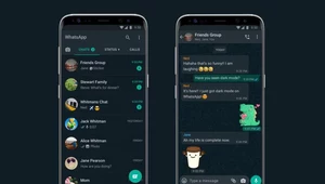 WhatsApp z ciemnym trybem