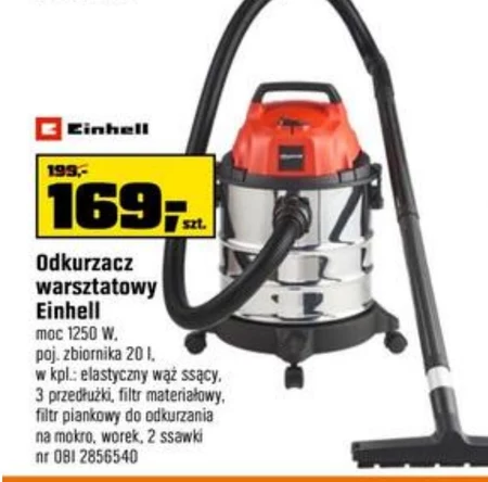 Odkurzacz warsztatowy Einhell