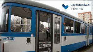 Tramwaj, w którym doszło do wybuchu