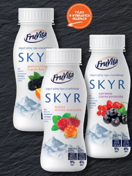 Jogurt pitny FruVita