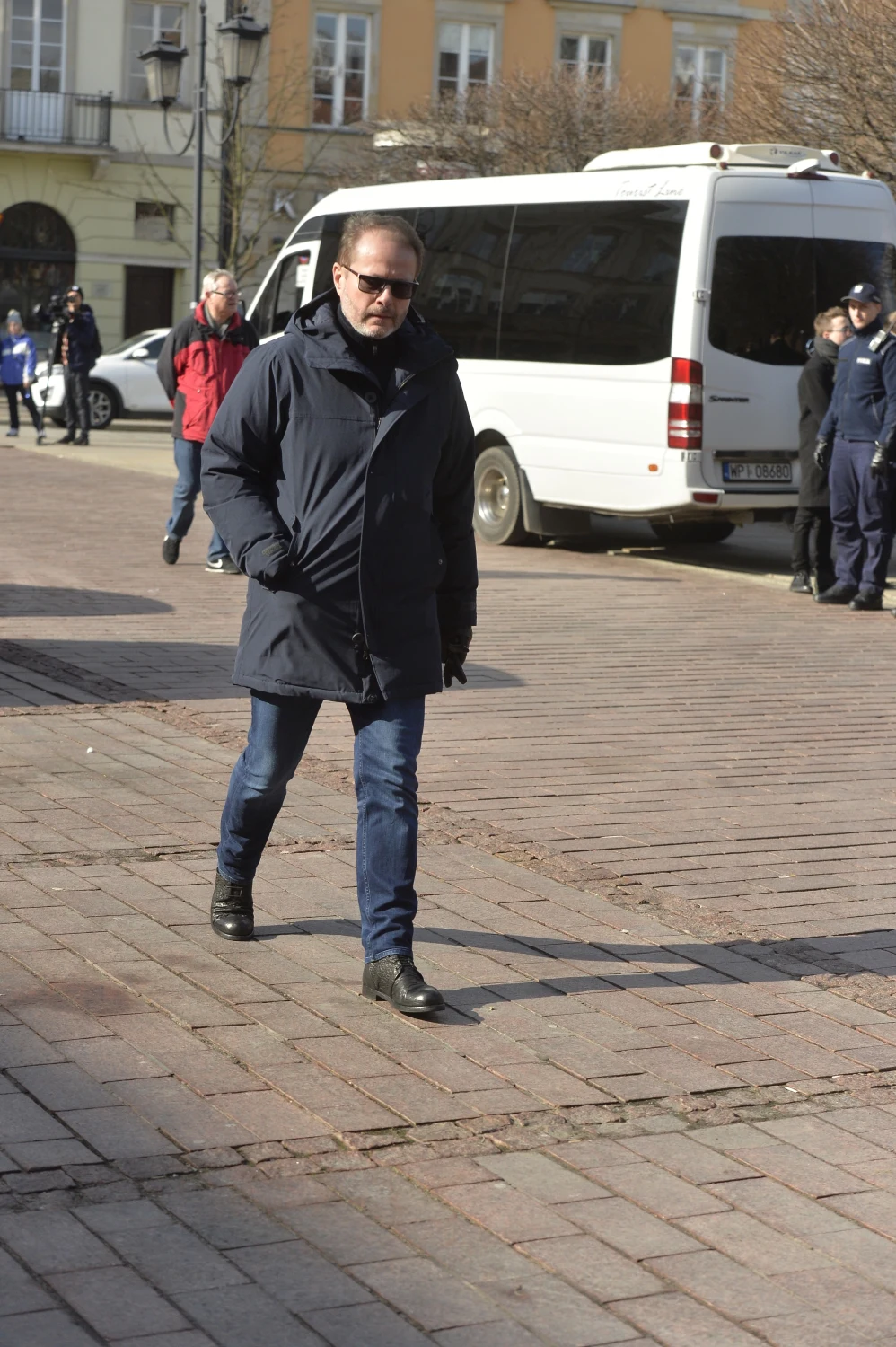 Artur Żmijewski na pogrzebie Pawła Królikowskiego