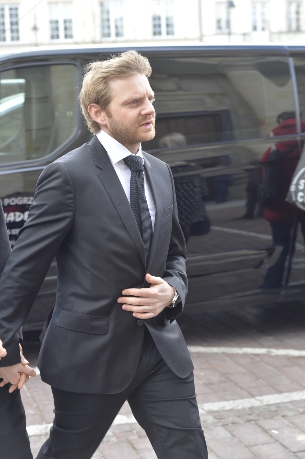 Rafał Zawierucha na pogrzebie Pawła Królikowskiego