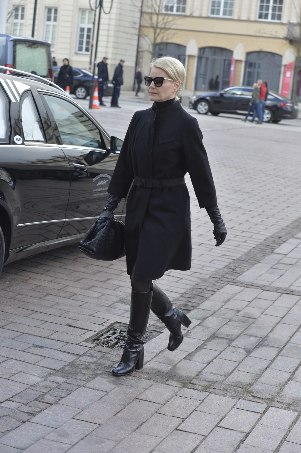 Małgorzata Kożuchowska na pogrzebie Pawła Królikowskiego