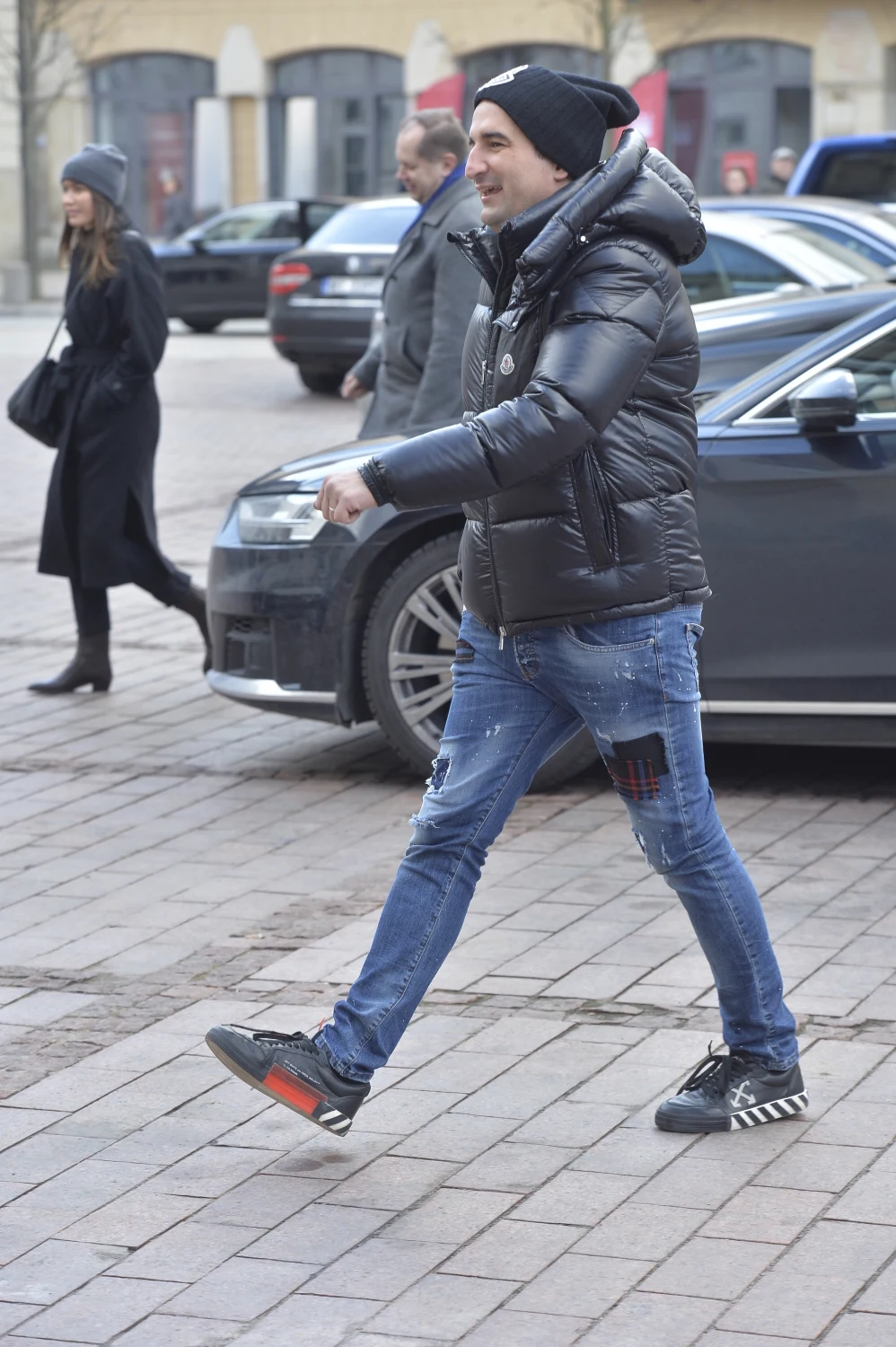 Michał Koterski na pogrzebie Pawła Królikowskiego