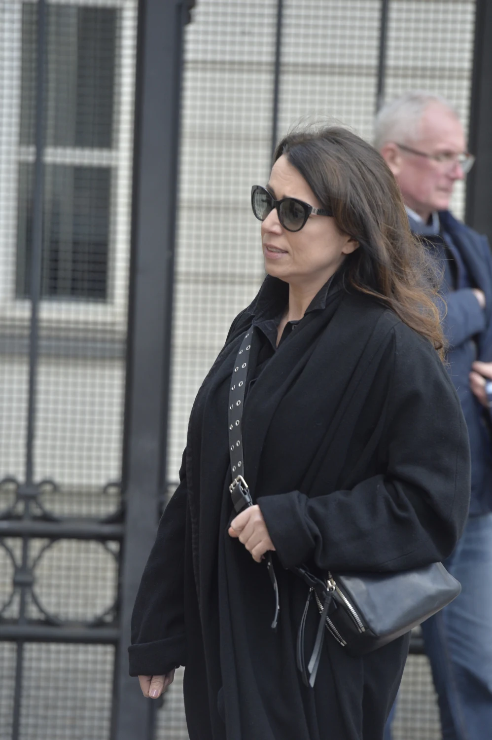 Katarzyna Pakosińska na pogrzebie Pawła Królikowskiego