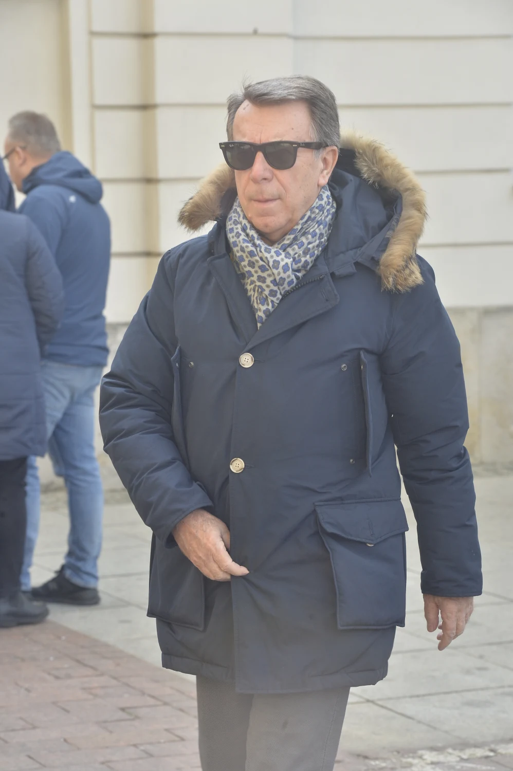 Wojciech Gąssowski na pogrzebie Pawła Królikowskiego