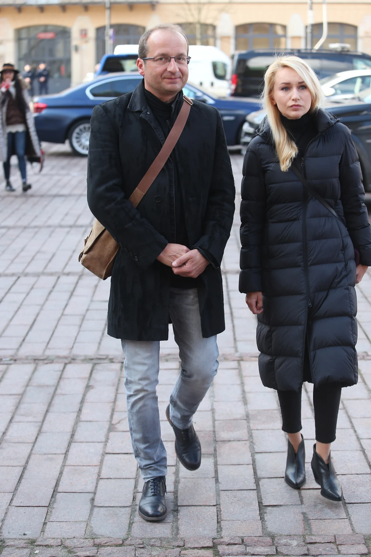 Robert Górski na pogrzebie Pawła Królikowskiego