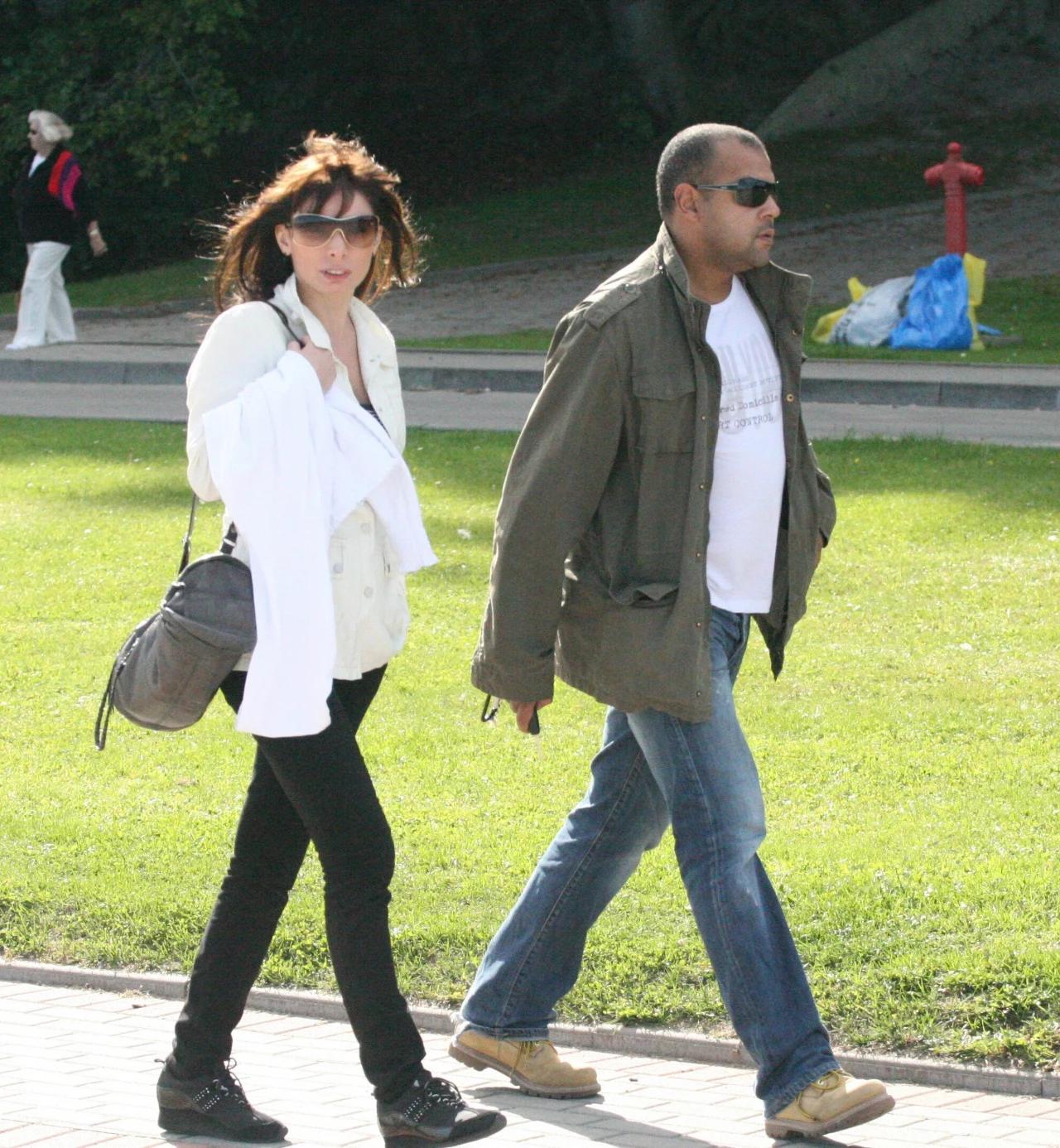 Agnieszka Dygant z mężem  Agnieszka Dygant z mężem