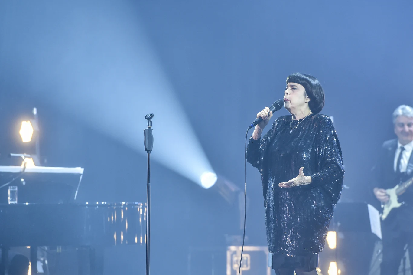 73-letnia Mireille Mathieu nagrała ponad 1200 piosenek w 11 językach. Jej płyty na całym świecie rozeszły się w liczbie ponad 150 mln egzemplarzy.