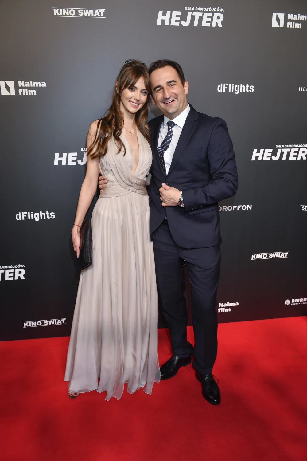 Marcela Leszczak i Michał Koterski na premierze filmu "Sala samobójców. Hejter" Marcela Leszczak i Michał Koterski na premierze filmu "Sala samobójców. Hejter"