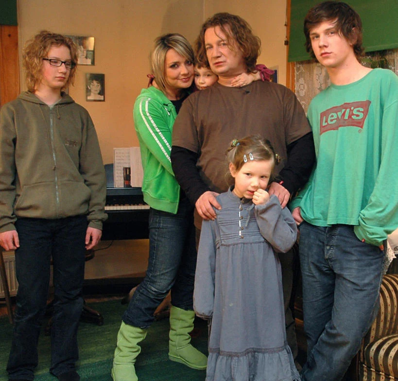 Królikowscy z dziećmi (2006 r.)