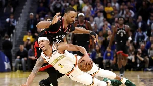 Norman Powell w starciu z Damionem Lee