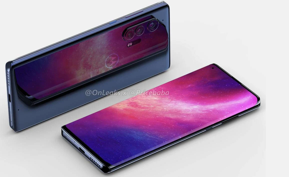 Zdjęcie Motoroli Edge+ opublikowane przez OnLeaks Zdjęcie Motoroli Edge+ opublikowane przez OnLeaks