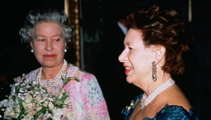 Królowa Elżbieta II i księżniczka Małgorzata