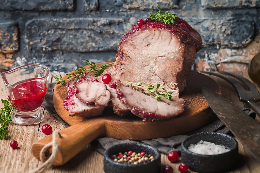 Pieczeń podawaj z puree ziemniaczanym