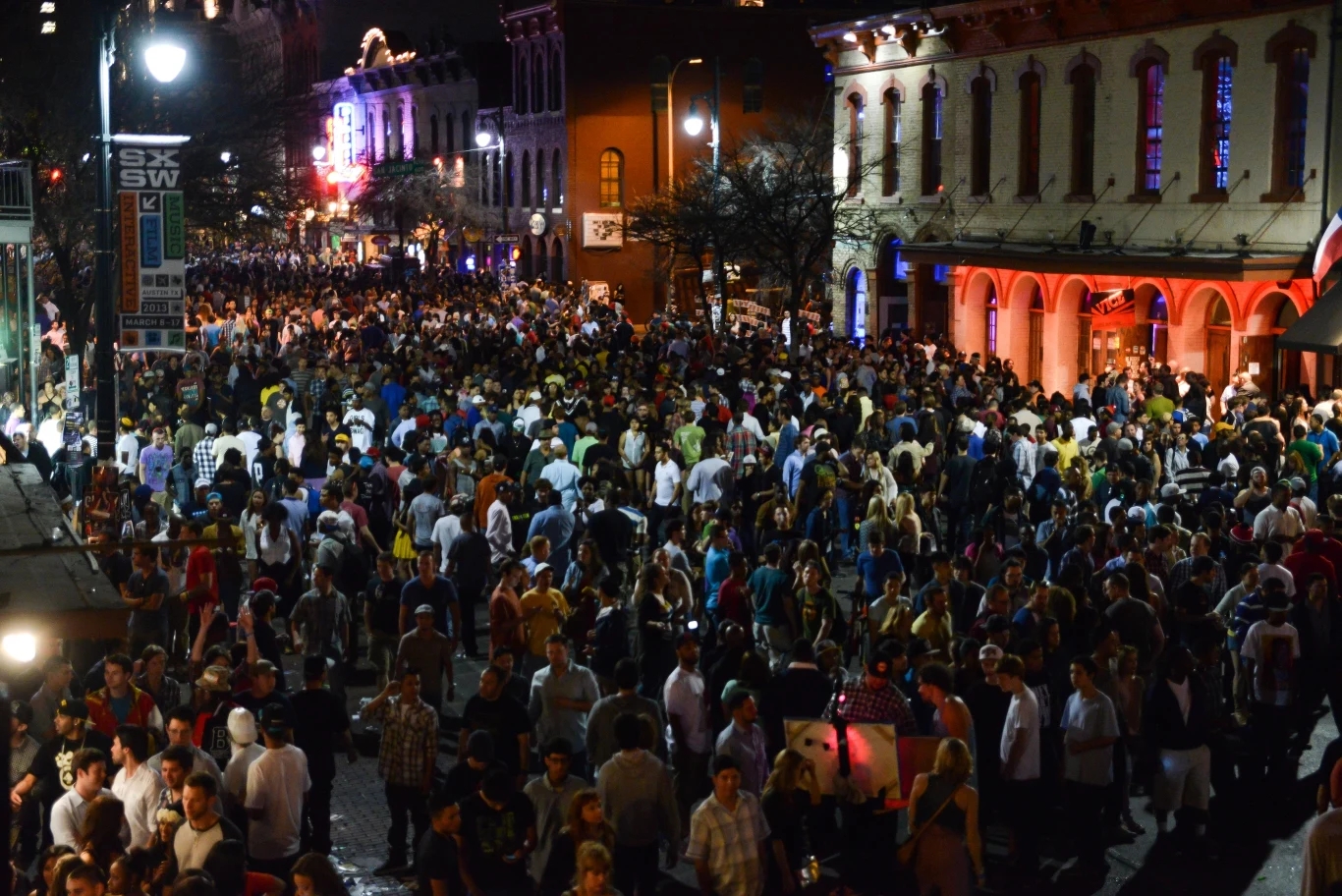 Publiczność na festiwalu SXSW
