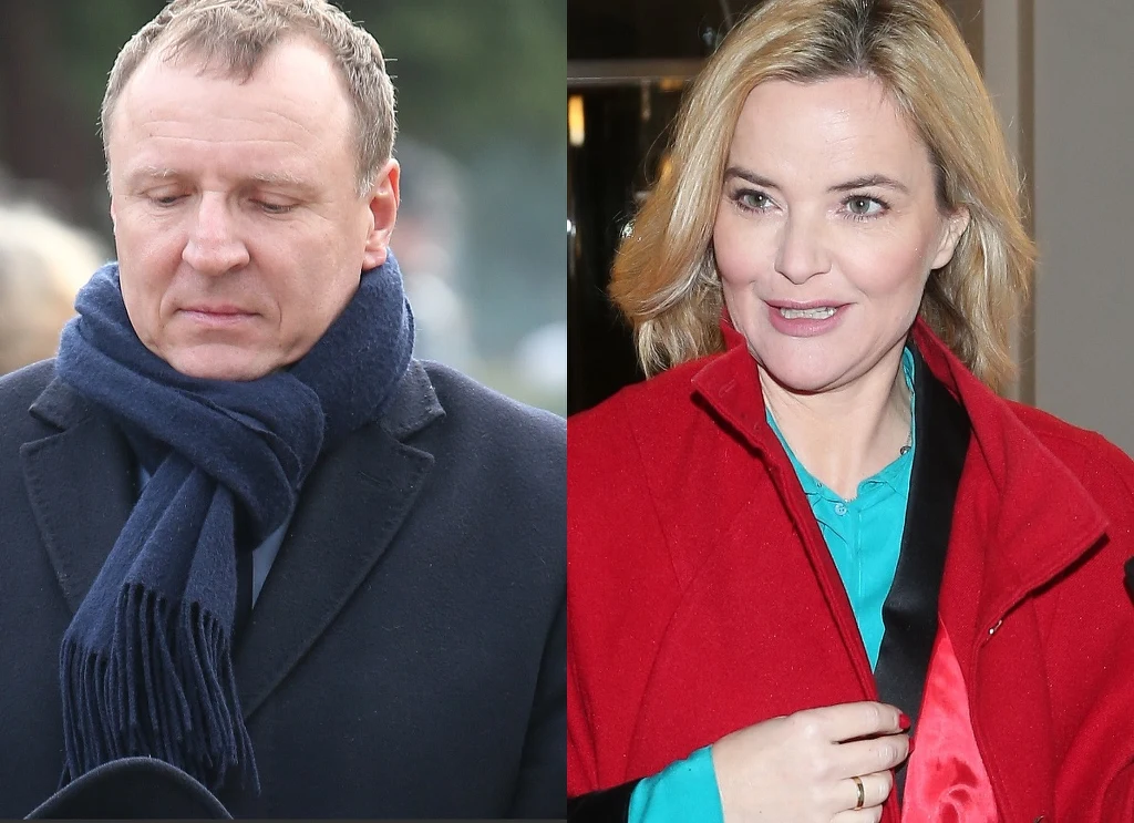 Jacek Kurski i Monika Zamachowska