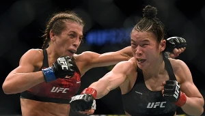 Joanna Jędrzejczyk i Weili Zhang