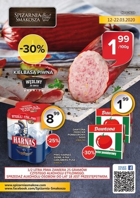 Gazetka promocyjna Spiżarnia smakosza