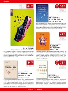 Książki o połowę taniej w Księgarniach Świat Książki