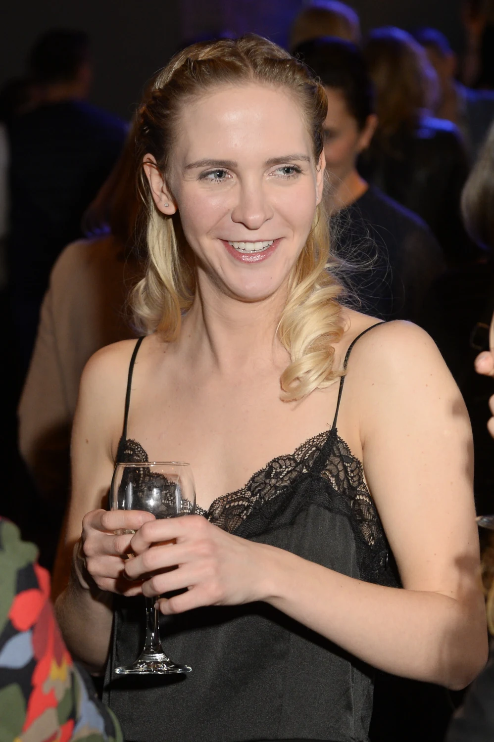Marianna Janczarska podczas premiery spektaklu "Wania, Sonia, Masza i Spike".