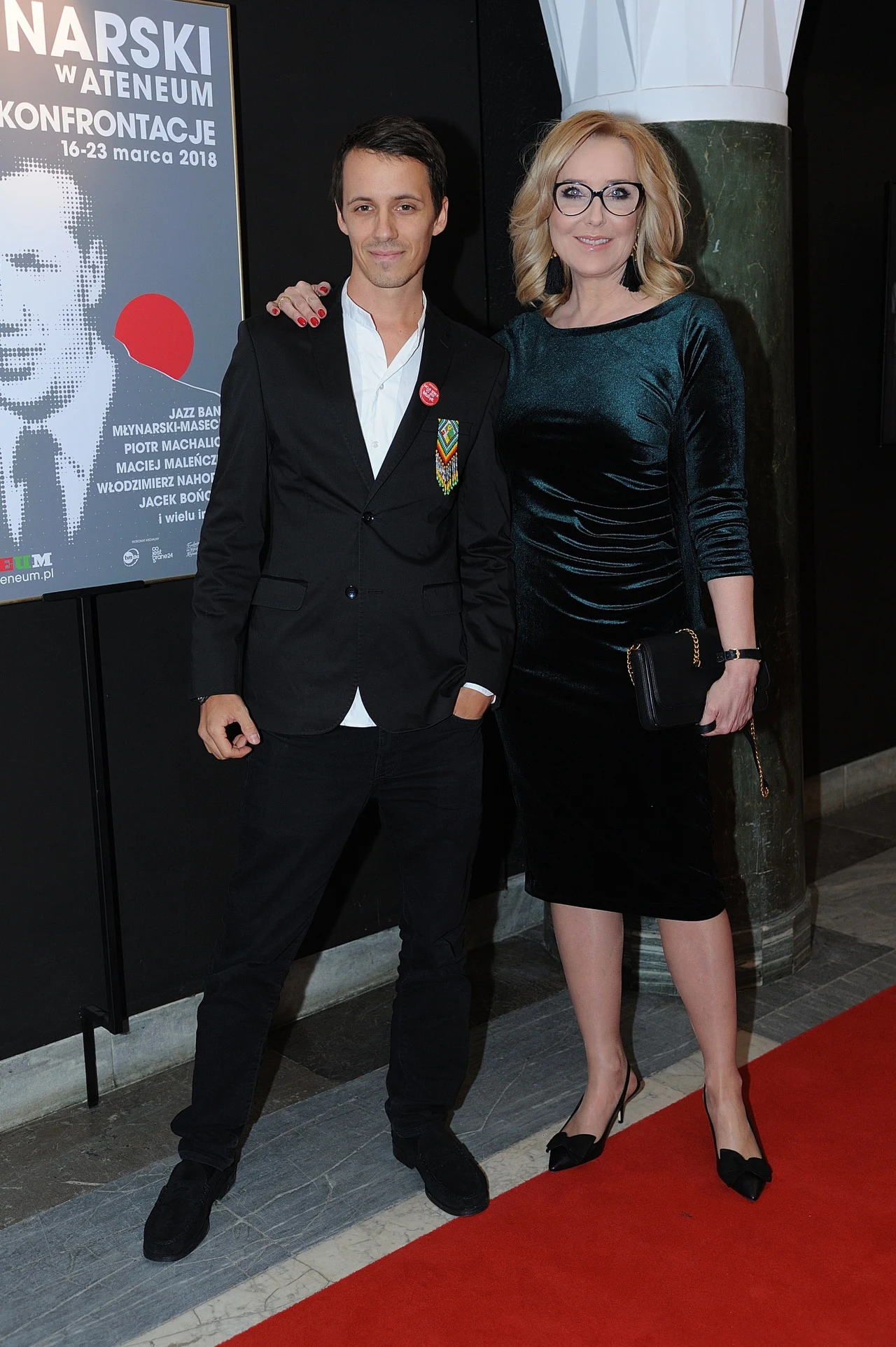 Agata Młynarska z synem Tadeuszem Agata Młynarska z synem Tadeuszem