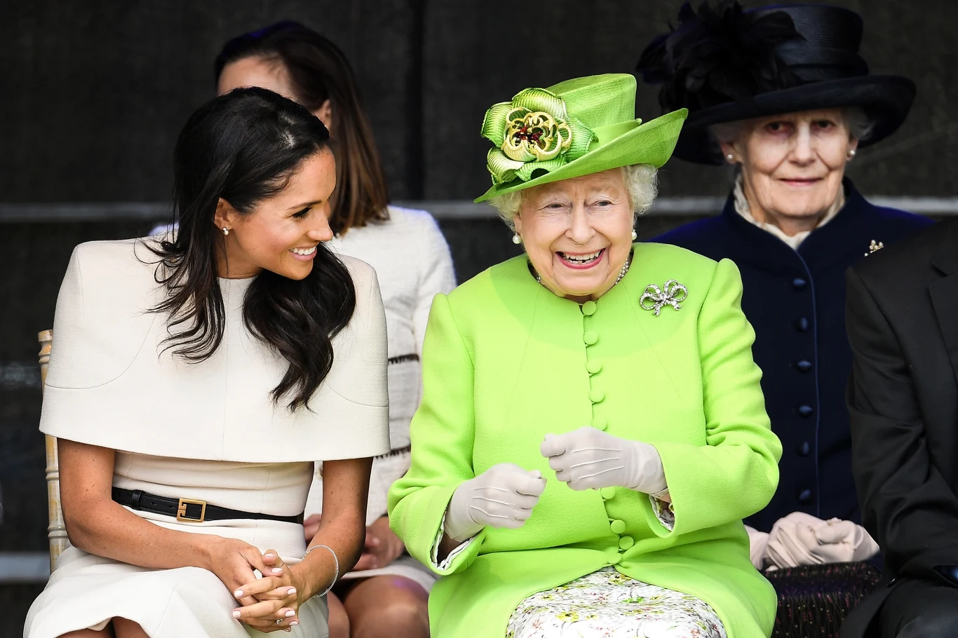 Meghan Markle i królowa Elżbieta II Meghan Markle i królowa Elżbieta II