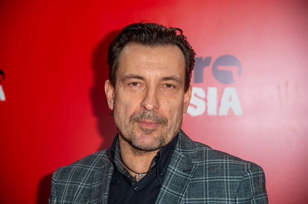 Dariusz Kordek w 2019 roku na premierze filmu "Futro z misia"