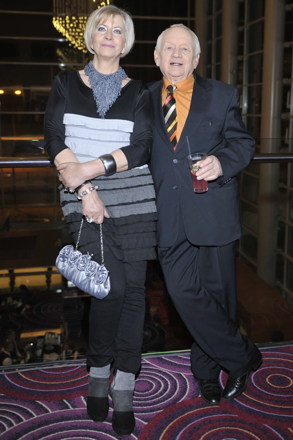 Witold Pyrkosz z żoną Witold Pyrkosz z żoną