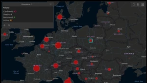 Internetowi oszuści tworzą klony "mapy koronawirusa"