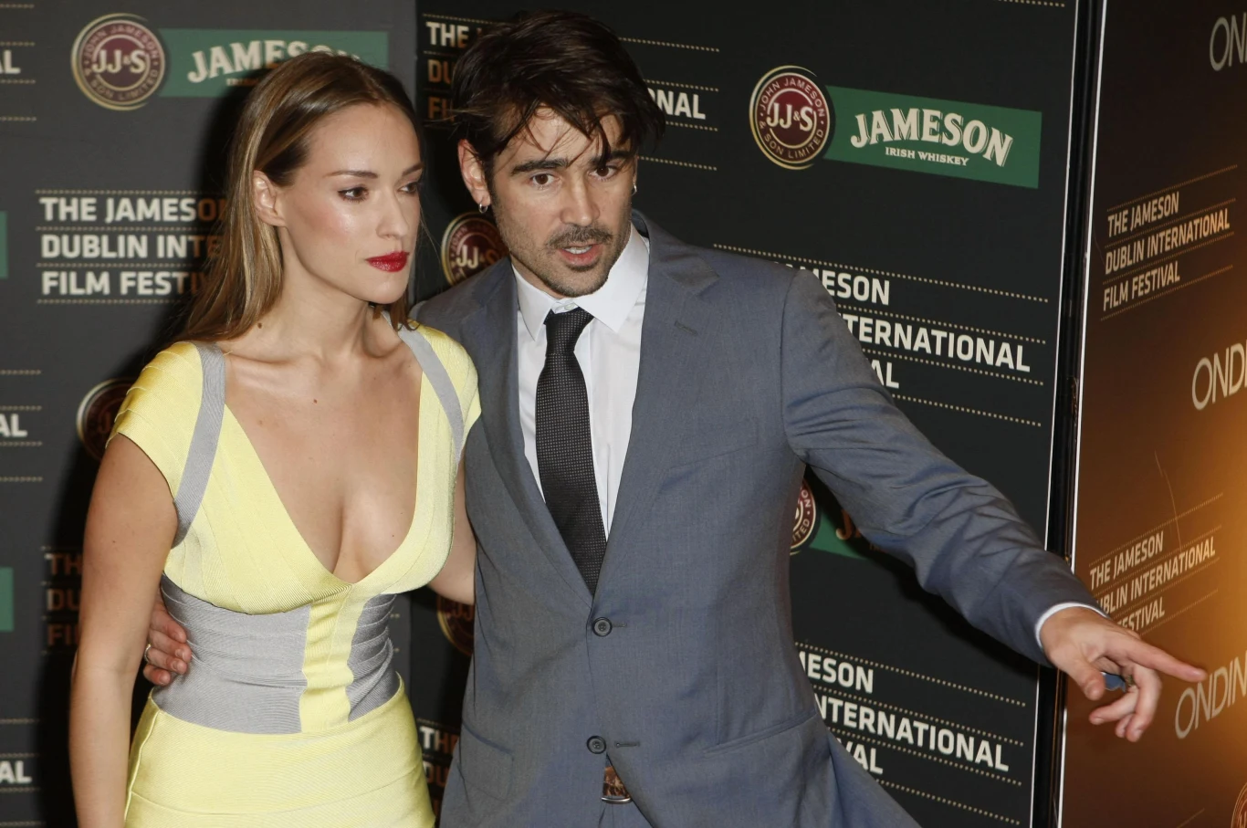 Alicja Bachleda-Curuś i Colin Farrell Alicja Bachleda-Curuś i Colin Farrell