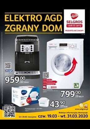 Oferta RTV, AGD w Selgros Cash&Carry