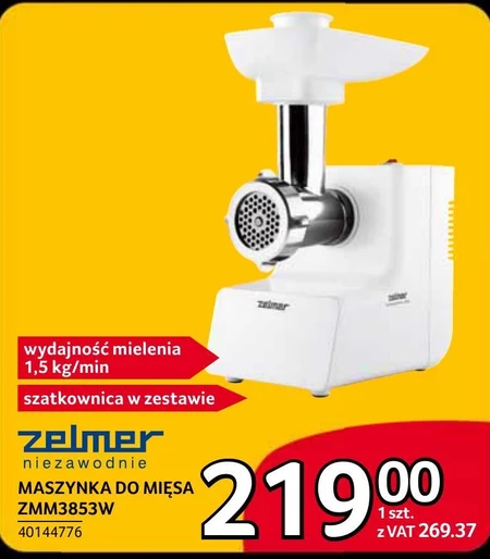 Maszynka do mięsa ZMM3853W Zelmer